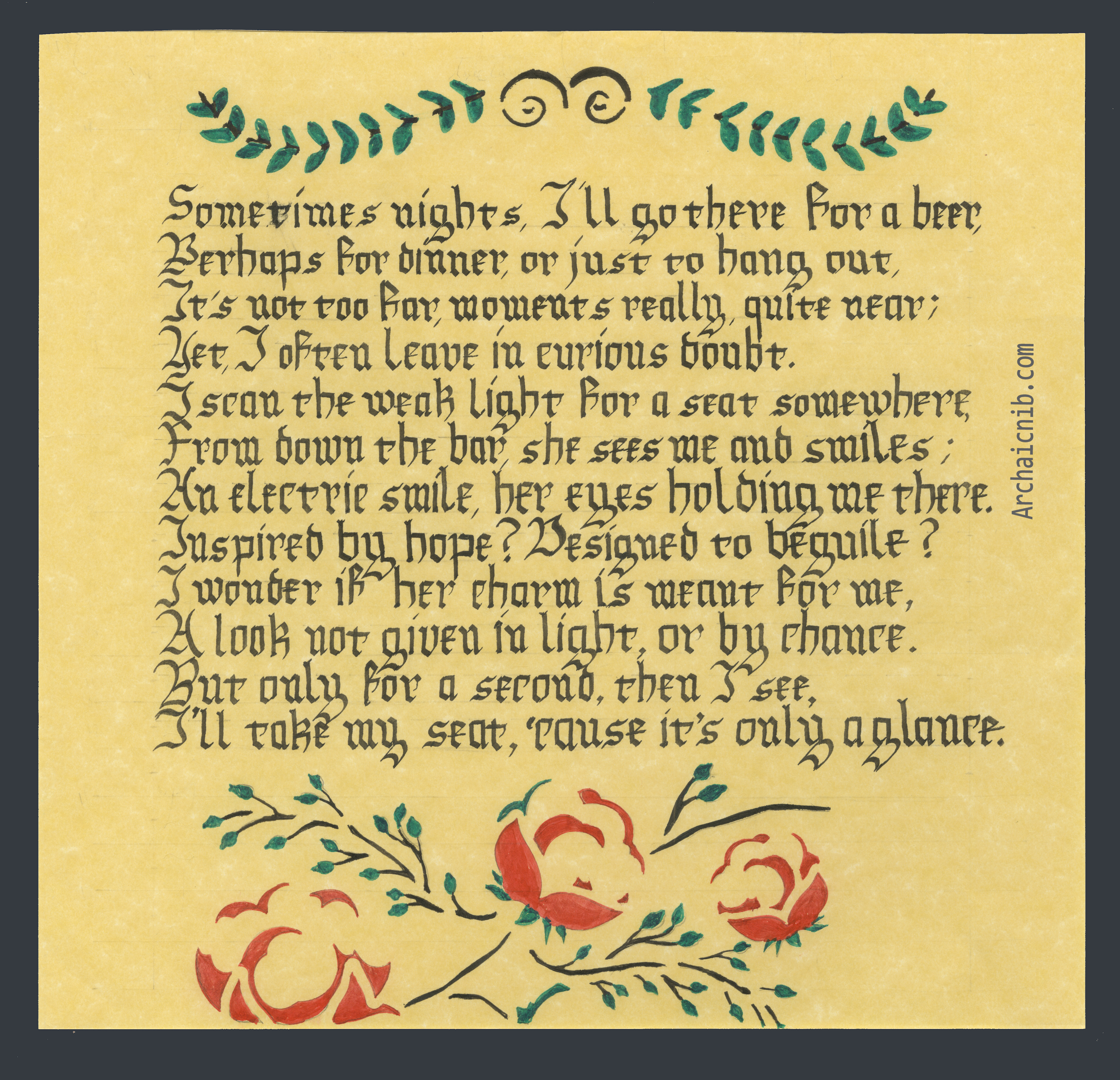 Gothic Blackletter Manuscript