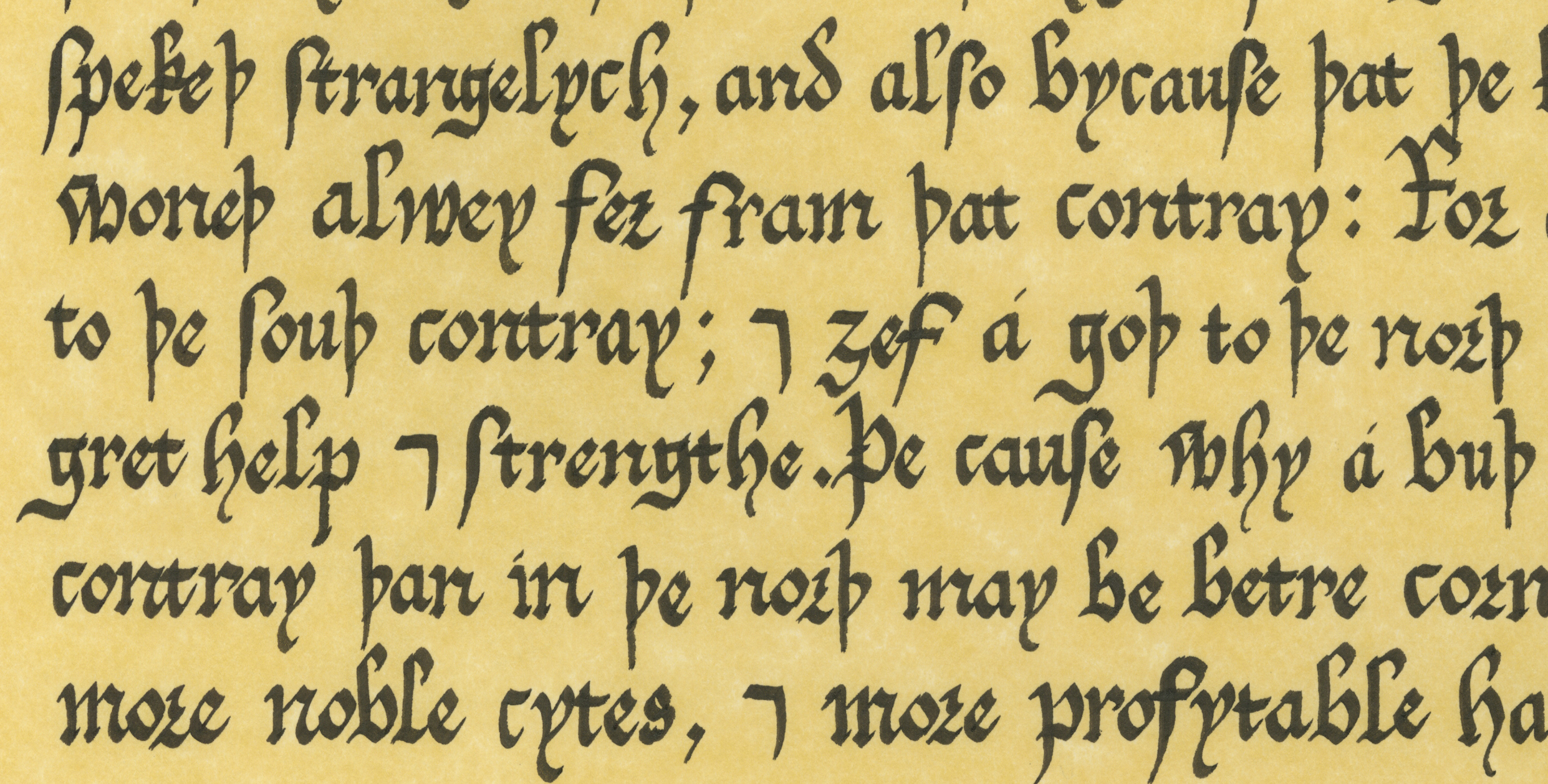 Gothic Batarde Script