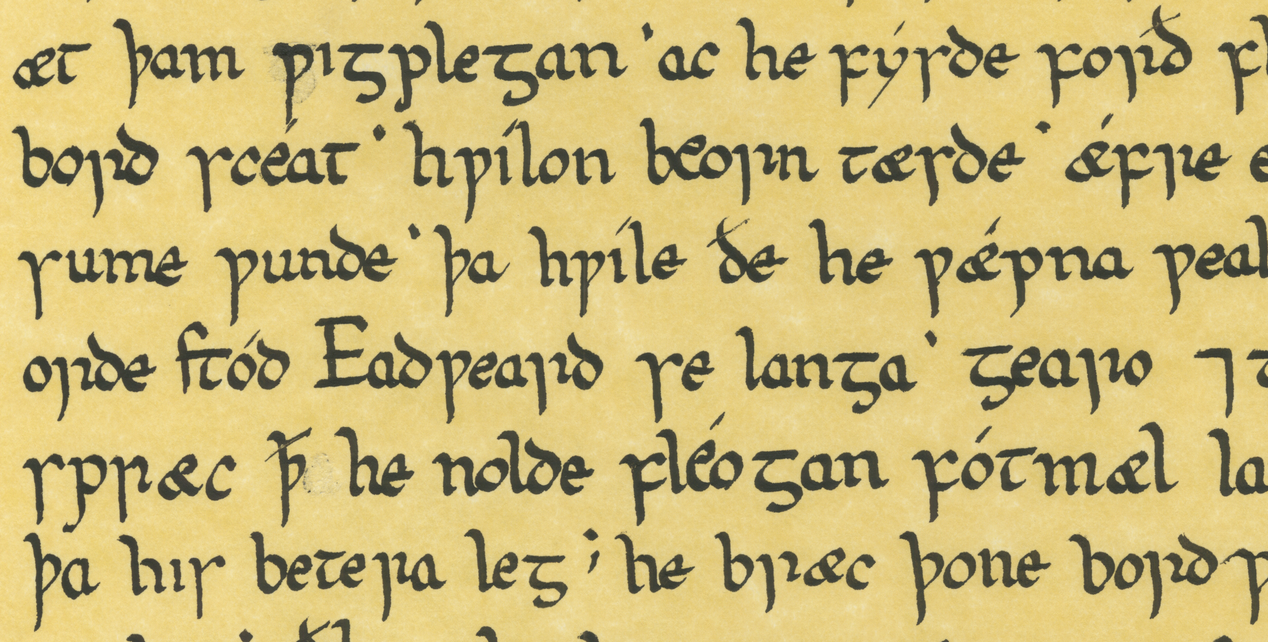 Anglo-Saxon Minuscule Script