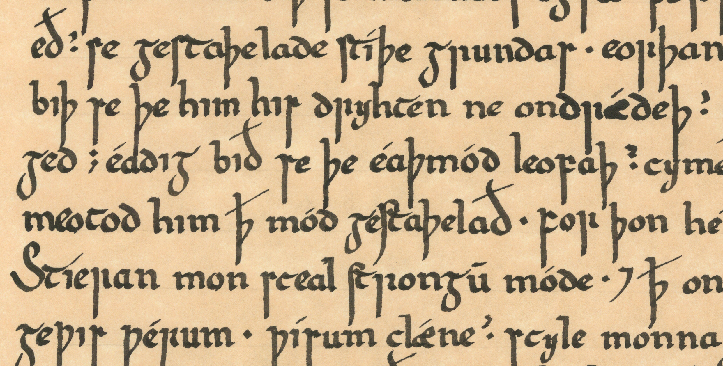 Anglo-saxon Minuscule Script